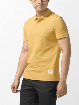 Áo PoLo Nam Basic Màu Vàng