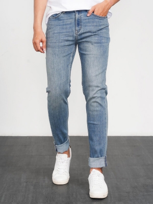 Quần Jean Nam Xanh Basic JD003